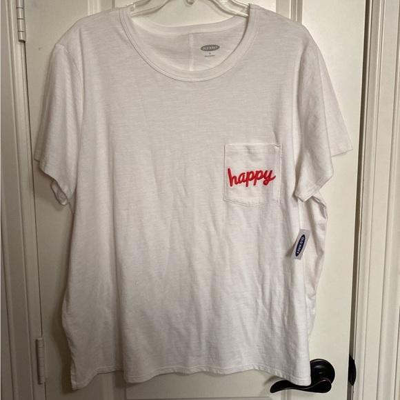 NWT Old Navy Happy Pocket TShirt Women’s size: XL - Picture 2 of 9